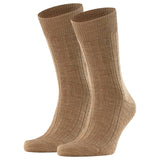 FALKE Herren Socken 2er Pack - Teppich im Schuh, Merinowolle, Unifarben