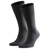 FALKE Herren Socken 2er Pack - Airport, Kurzstrumpf, Freizeit- und Business-Socken, Unifarben