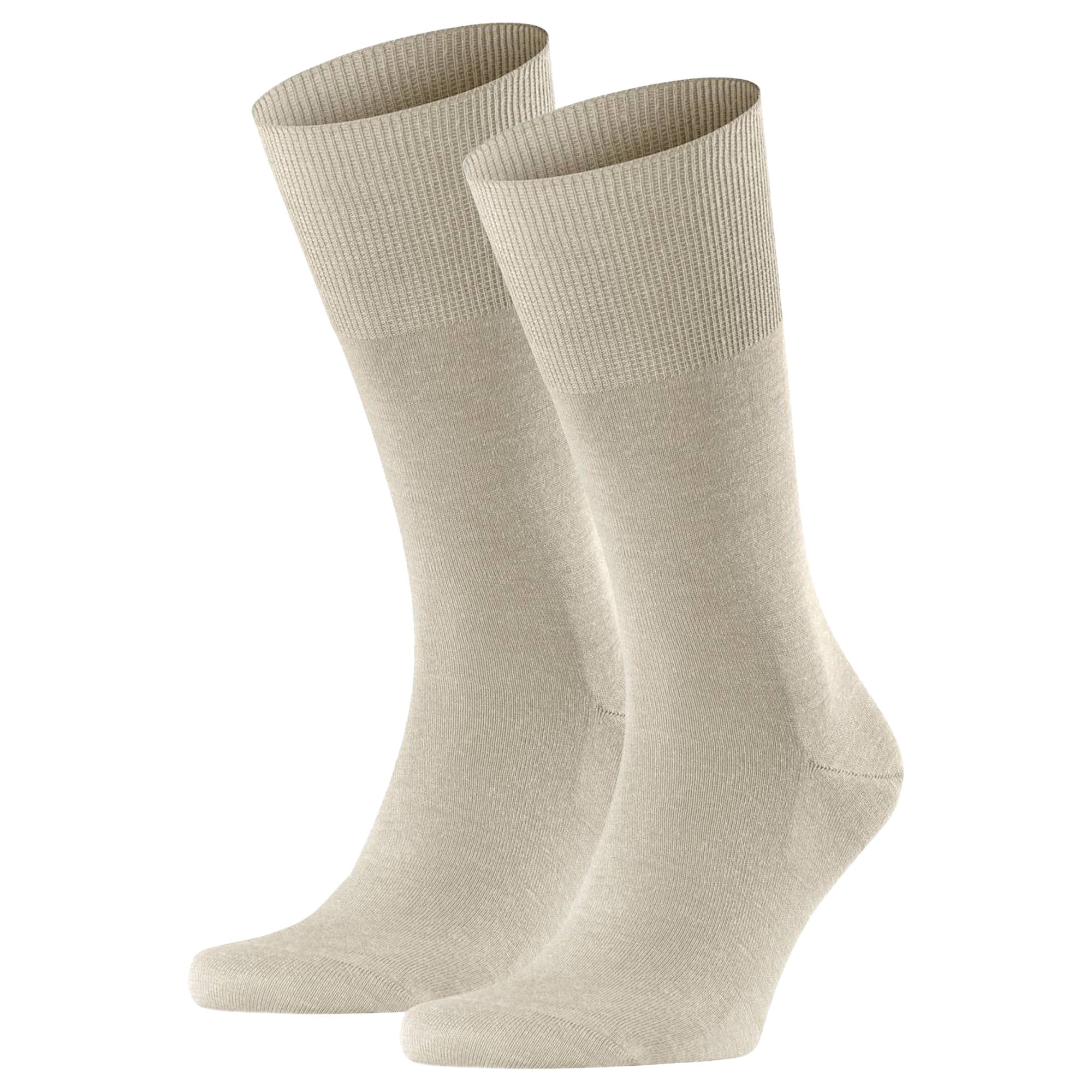 FALKE Herren Socken 2er Pack - Airport, Kurzstrumpf, Freizeit- und Business-Socken, Unifarben