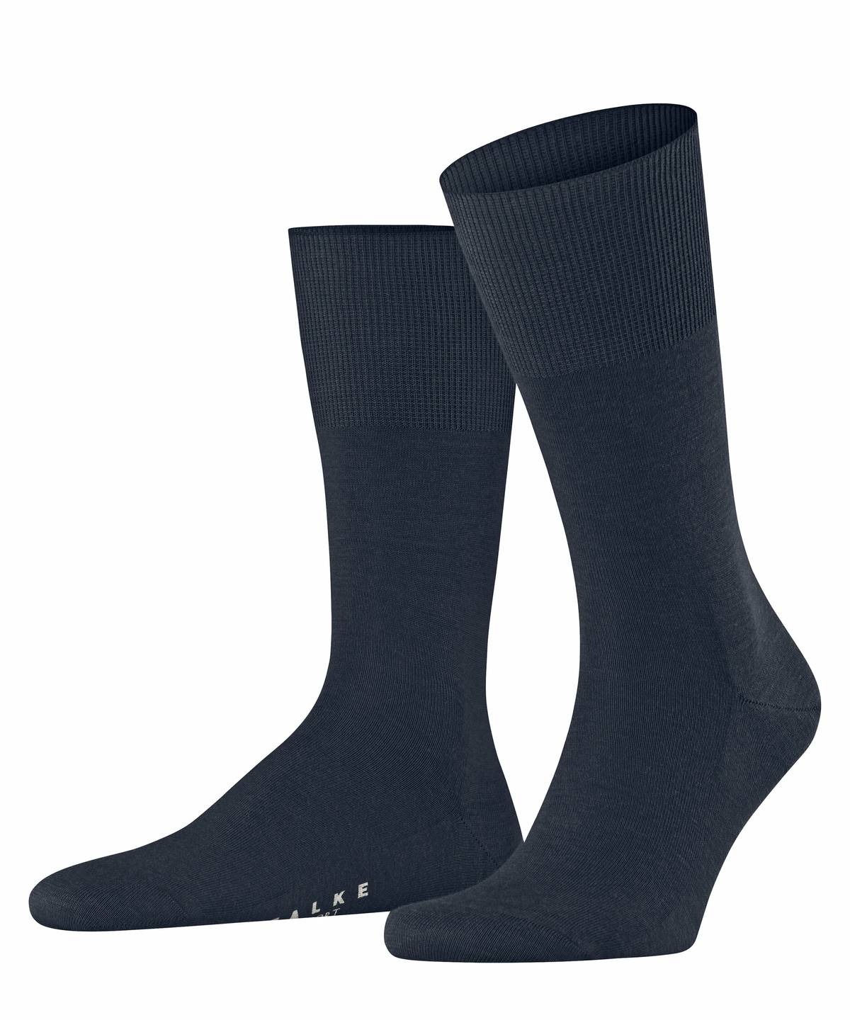 FALKE Herren Socken - Airport, Kurzstrumpf, Freizeit- und Business-Socken, Unifarben