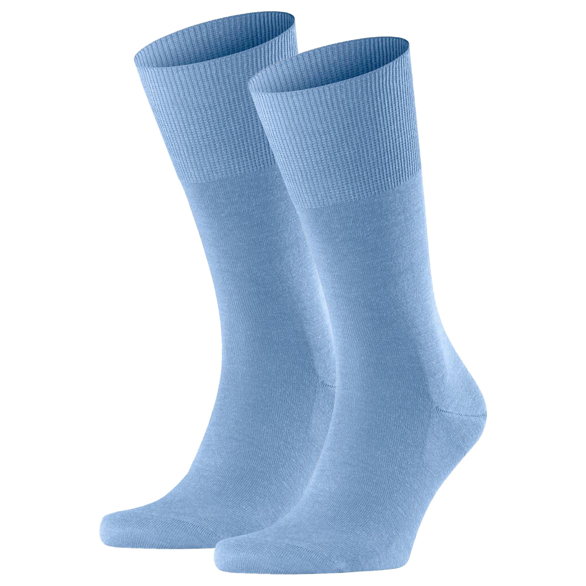 FALKE Herren Socken 2er Pack - Airport, Kurzstrumpf, Freizeit- und Business-Socken, Unifarben