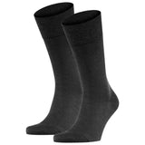 FALKE Herren Socken 2er Pack - Sensitiv Berlin, Kurzstrumpf, Komfortbund, Uni