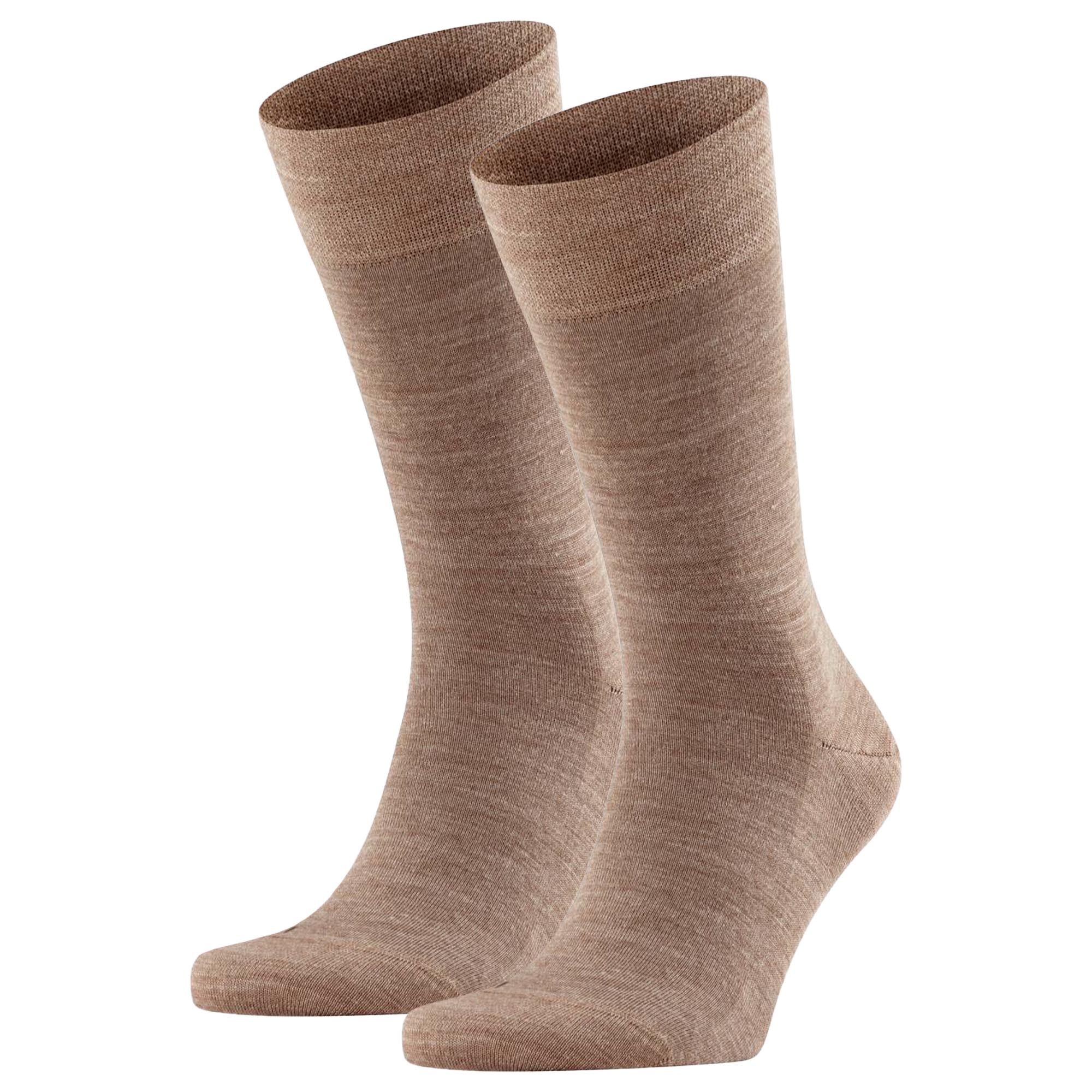 FALKE Herren Socken 2er Pack - Sensitiv Berlin, Kurzstrumpf, Komfortbund, Uni