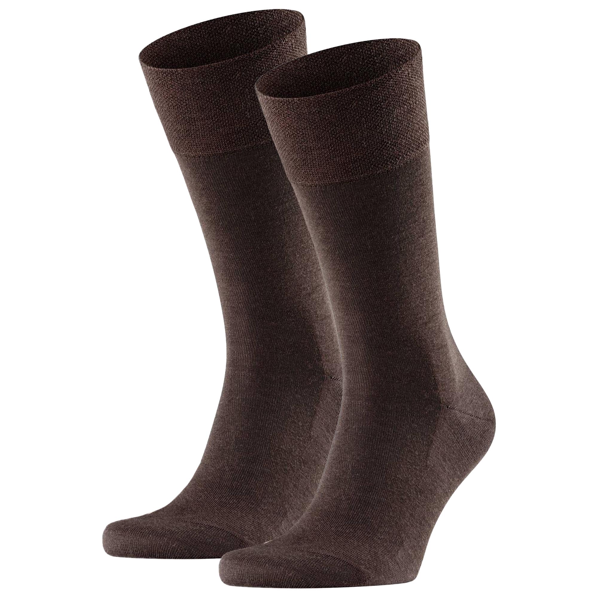 FALKE Herren Socken 2er Pack - Sensitiv Berlin, Kurzstrumpf, Komfortbund, Uni