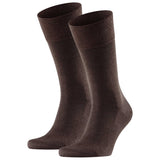 FALKE Herren Socken 2er Pack - Sensitiv Berlin, Kurzstrumpf, Komfortbund, Uni