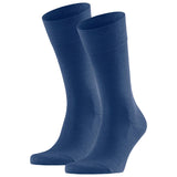 FALKE men's socks 2 pack - Sensitiv Berlin, short stocking, comfort waistband, plain