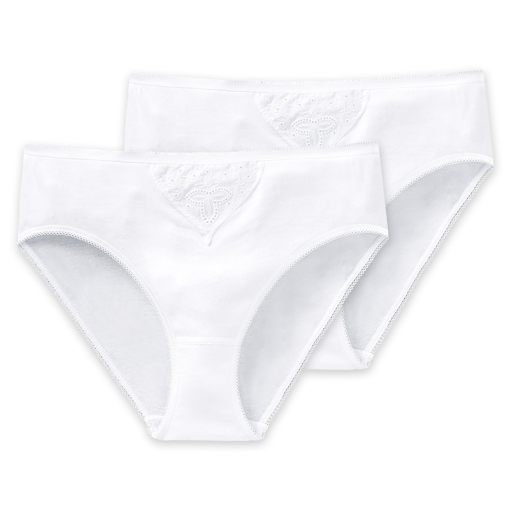 SCHIESSER Women's Tai Briefs, 2-pack – ‘Cotton Essentials’, Tai Pants, cotton