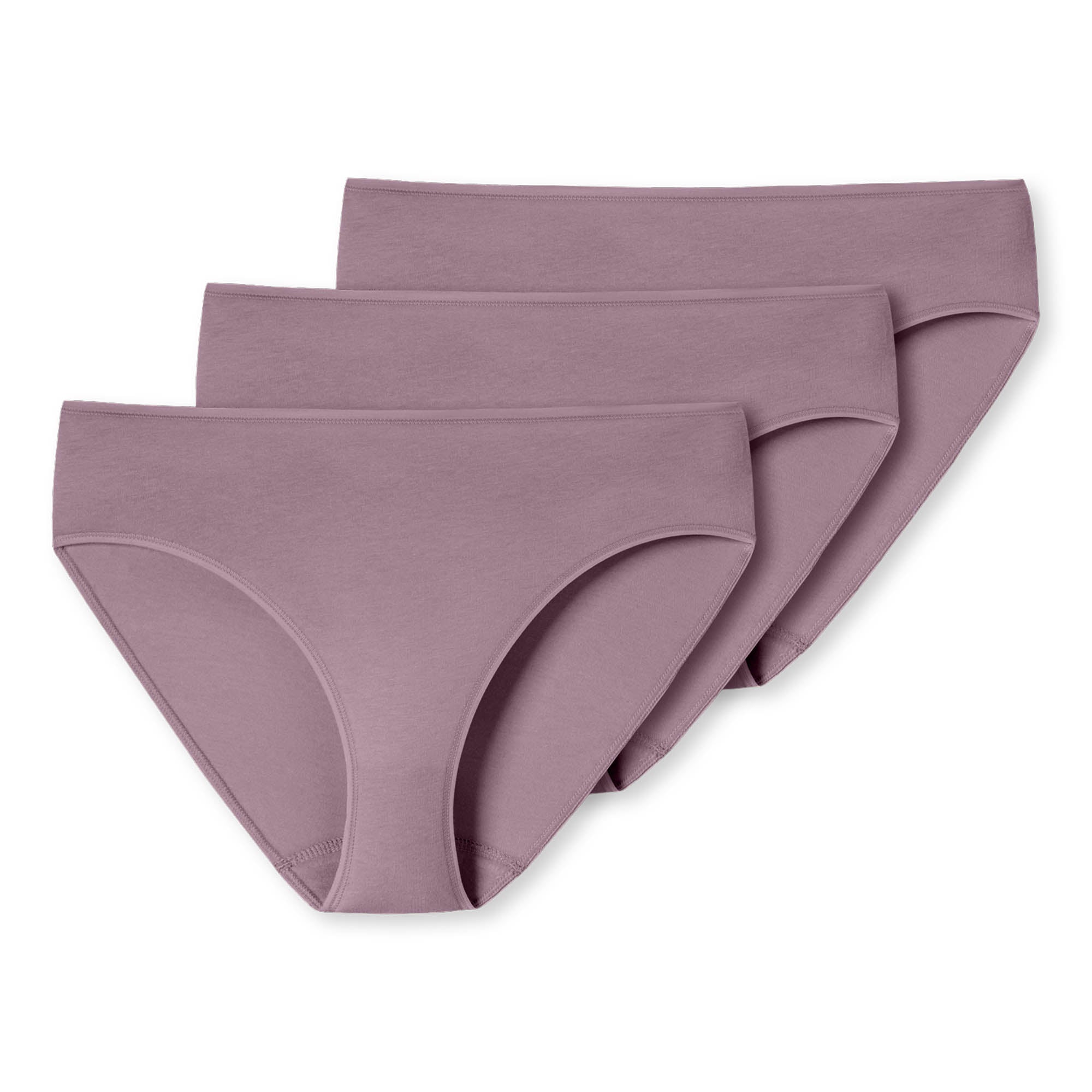 SCHIESSER Damen Slips 3er Pack - Jazz-Pants, Cotton Essentials, Basic, Stretch