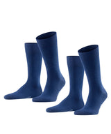 FALKE Herren Socken, 2er Pack - Happy, Kurzsocken, Baumwolle