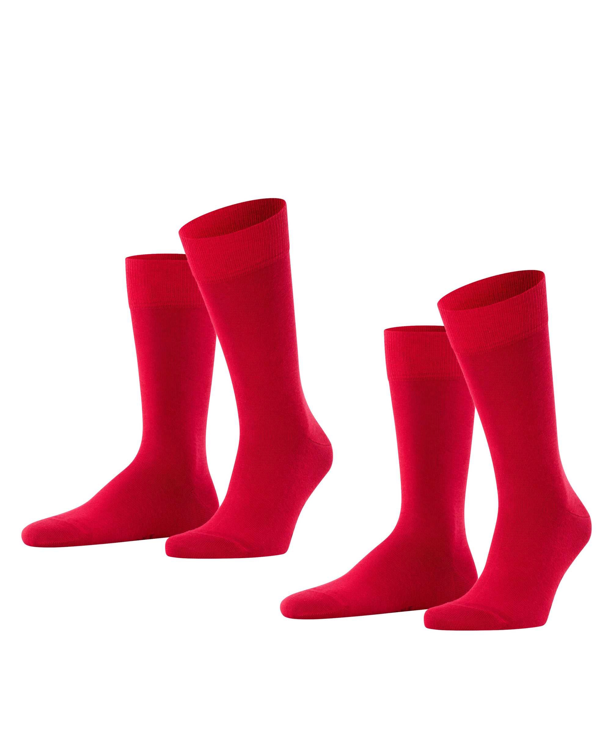 FALKE Herren Socken, 2er Pack - Happy, Kurzsocken, Baumwolle