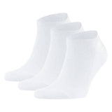 FALKE Herren Socken 3er Pack - Family Sneaker, Anti-Slip-System, Baumwollmischung, Uni