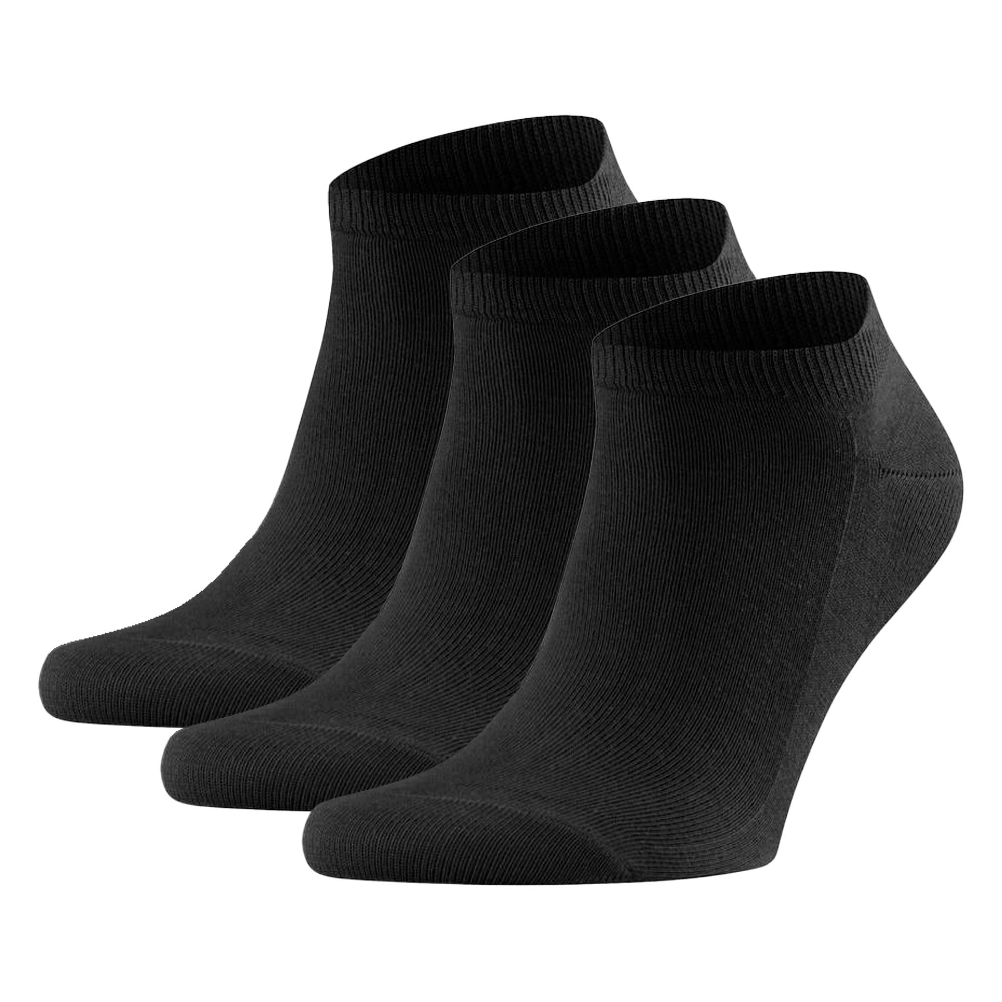 FALKE Men's Socks Pack of 3 - Family Sneaker, Anti-Slip-System, Cotton Mix, Uni