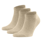 FALKE Herren Socken 3er Pack - Family Sneaker, Anti-Slip-System, Baumwollmischung, Uni