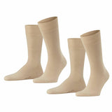 FALKE Herren Socken Swing 2er-Pack - Herren, Strümpfe,Twopack, Uni, 39-46