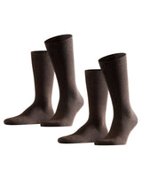 FALKE Herren Socken Swing - Herren, Strümpfe, Unifarben, 39-46, Vorteilspack
