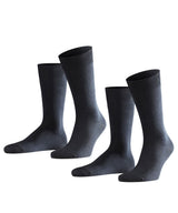 FALKE Herren Socken Swing - Herren, Strümpfe, Unifarben, 39-46, Vorteilspack