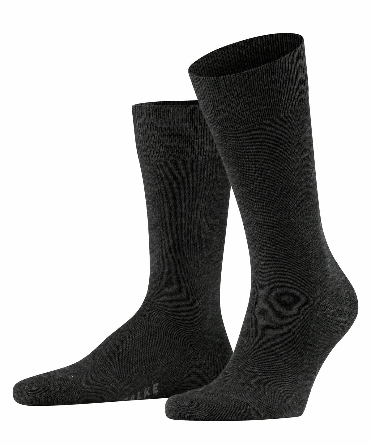 FALKE Herren Socken - Family SO, Allrounder Strümpfe, Uni, Baumwollmischung
