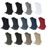 FALKE Men's socks - Family SO, all-rounder socks, plain, cotton blend