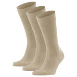FALKE Herren Socken - 3er Pack Family SO, Allrounder Strümpfe, Uni, Baumwollmischung