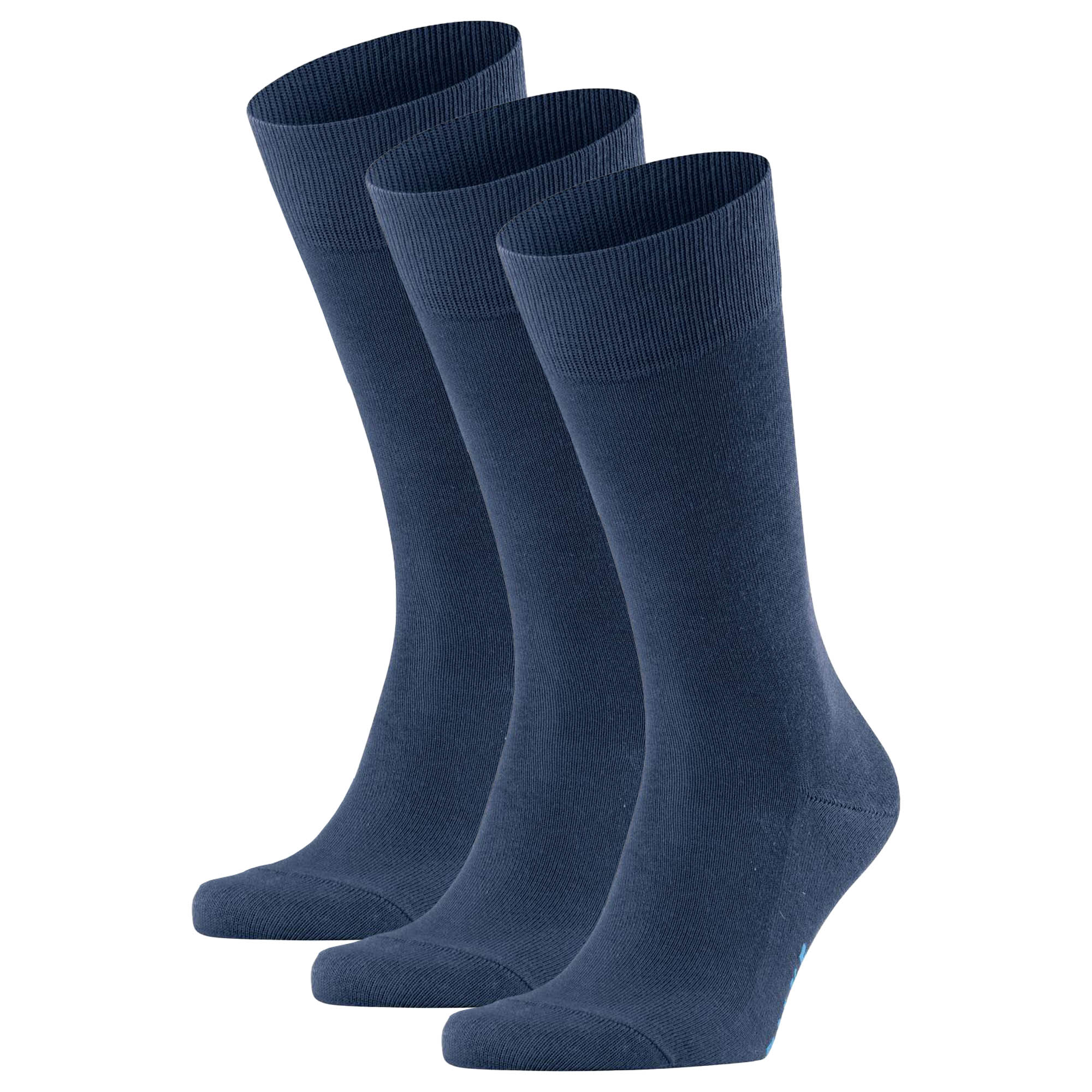 FALKE Herren Socken - 3er Pack Family SO, Allrounder Strümpfe, Uni, Baumwollmischung