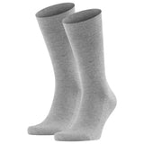 FALKE Herren Socken 2er Pack - Sensitive London, Strümpfe, Uni, Baumwollmischung
