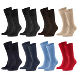 FALKE Herren Socken 2er Pack - Tiago, Strümpfe, Baumwolle, Logo, lang, einfarbig