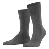 FALKE Herren Socken - Tiago, Strümpfe, Baumwolle, Logo, lang, einfarbig