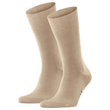 FALKE Herren Socken 2er Pack - Tiago, Strümpfe, Baumwolle, Logo, lang, einfarbig