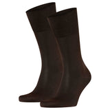FALKE Herren Socken 2er Pack - Tiago, Strümpfe, Baumwolle, Logo, lang, einfarbig