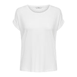 ONLY Damen T-Shirt, kurzarm 3er Pack - ONLMOSTER O-NECK TOP, Rundhals, Viskose-Mix Stretch