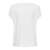 ONLY Damen T-Shirt, kurzarm 3er Pack - ONLMOSTER O-NECK TOP, Rundhals, Viskose-Mix Stretch