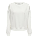 ONLY Damen Sweatshirt - ONLSWEAT LIFE CREW OVERSIZE SWT, Rundhals, Baumwoll-Mix
