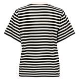 ONLY Damen T-Shirt 2er Pack - ONLLIVINA LIFE STRIPE TEE, Kurzarm, Rundhals, Streifen