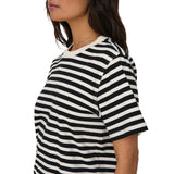 ONLY Damen T-Shirt 2er Pack - ONLLIVINA LIFE STRIPE TEE, Kurzarm, Rundhals, Streifen