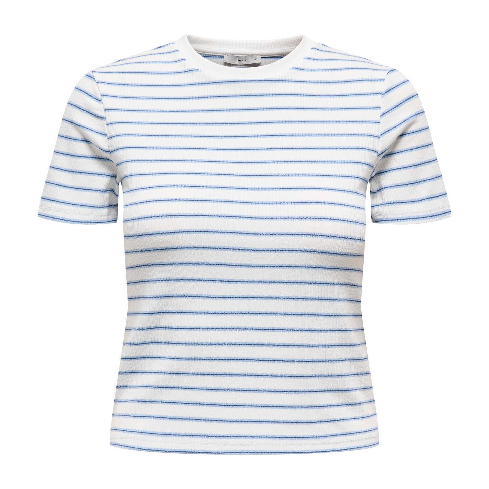 ONLY Women T-shirt - ONLLUPE STRIPE TEE, short sleeves, round neck, slim fit, stripes