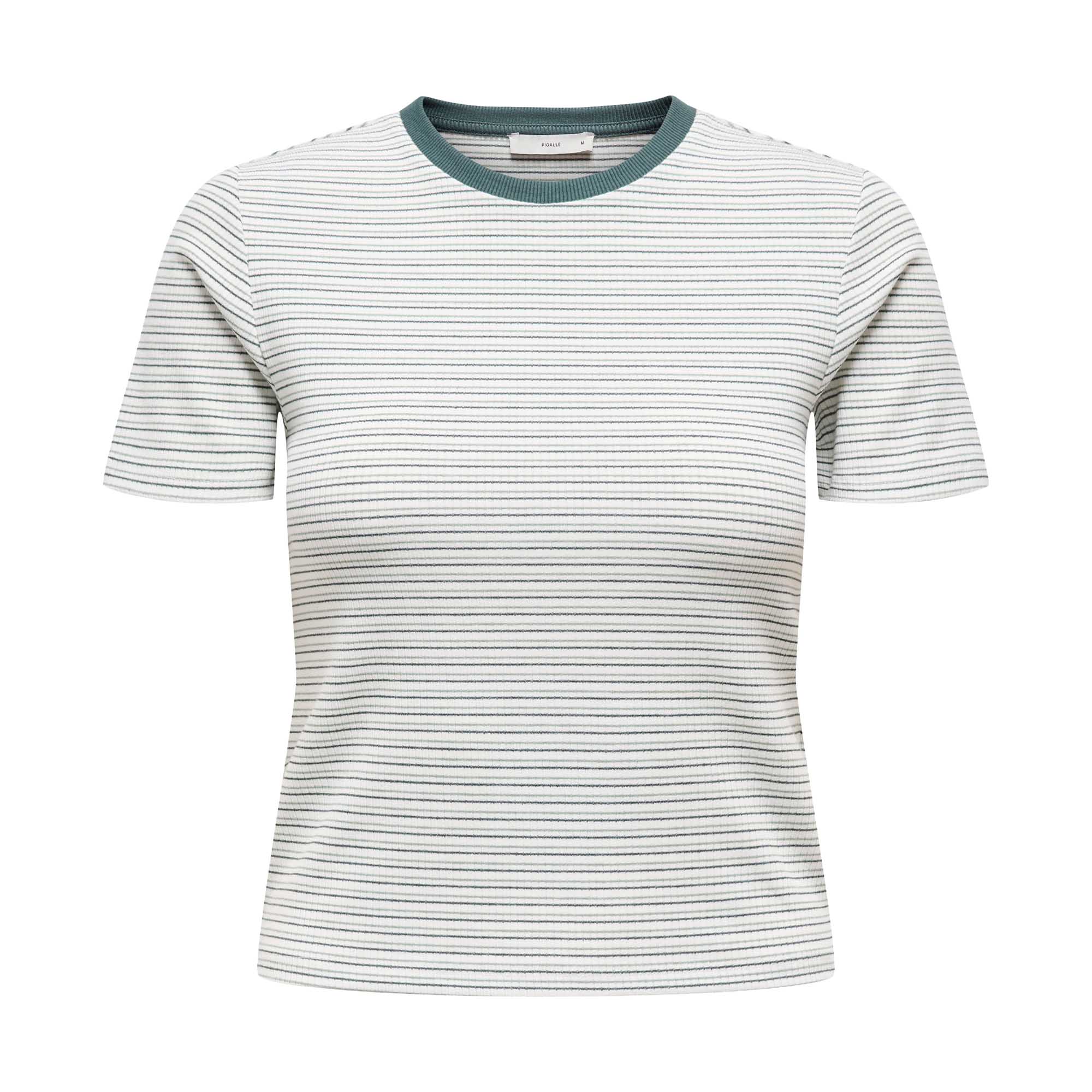 ONLY Damen T-Shirt - ONLLUPE STRIPE TEE, Kurzarm, Rundhals, Slim Fit, Streifen