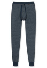 SCHIESSER Herren Unterhose lang - Original Feinripp Melange, Long Johns, Eingriff