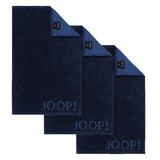JOOP! Gästetuch Classic Frottierkollektion, 3er Pack - Walkfrottier