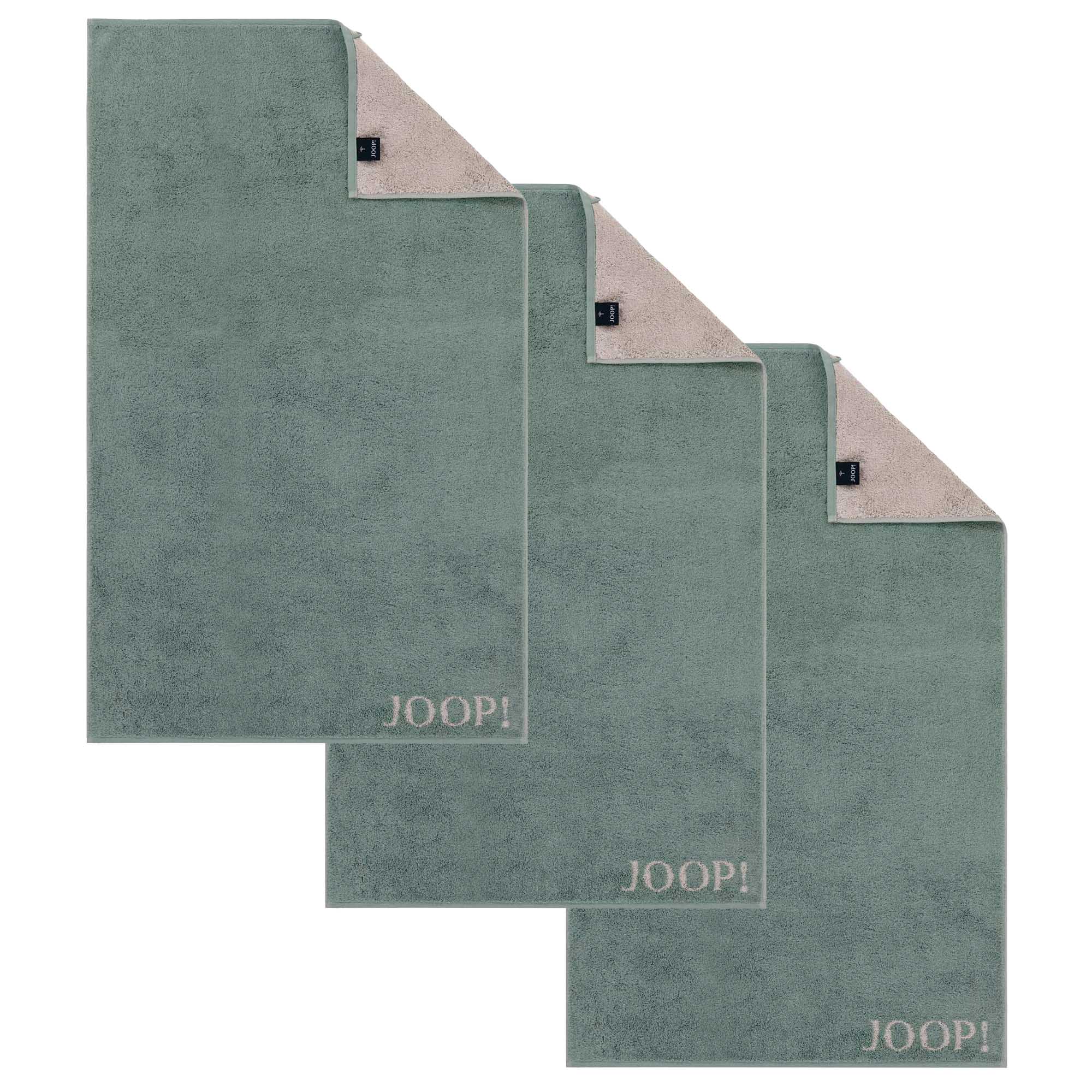JOOP! Gästetuch Classic Frottierkollektion, 3er Pack - Walkfrottier