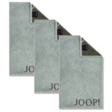 JOOP! Gästetuch Classic Frottierkollektion, 3er Pack - Walkfrottier