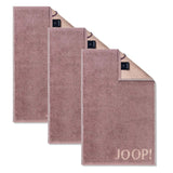 JOOP! Gästetuch Classic Frottierkollektion, 3er Pack - Walkfrottier