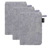 JOOP! Waschlappen, 3er Pack - Waschhandschuh, Doubleface, Walkfrottier