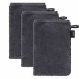 JOOP! Waschlappen, 3er Pack - Waschhandschuh, Doubleface, Walkfrottier