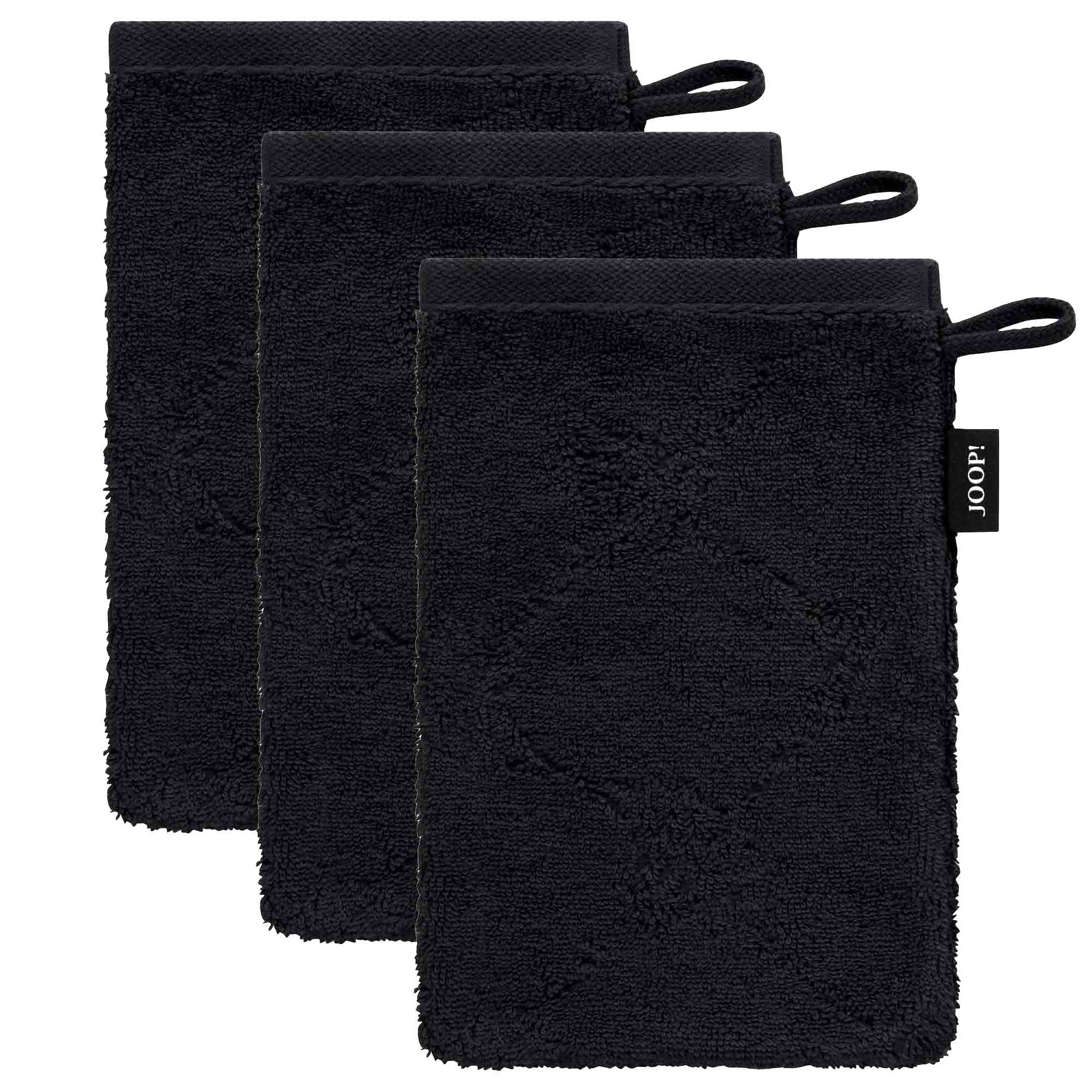 JOOP! Waschlappen - Waschhandschuh, Doubleface,16x22cm, Walkfrottier, Multipack