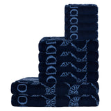 JOOP! Handtuch Set, 10-tlg - Cornflower, 2x Duschtuch, 4x Handtuch, 4x Gästetuch