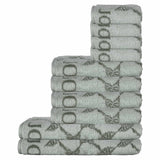 JOOP! Handtuch Set, 10-tlg - Cornflower, 2x Duschtuch, 4x Handtuch, 4x Gästetuch