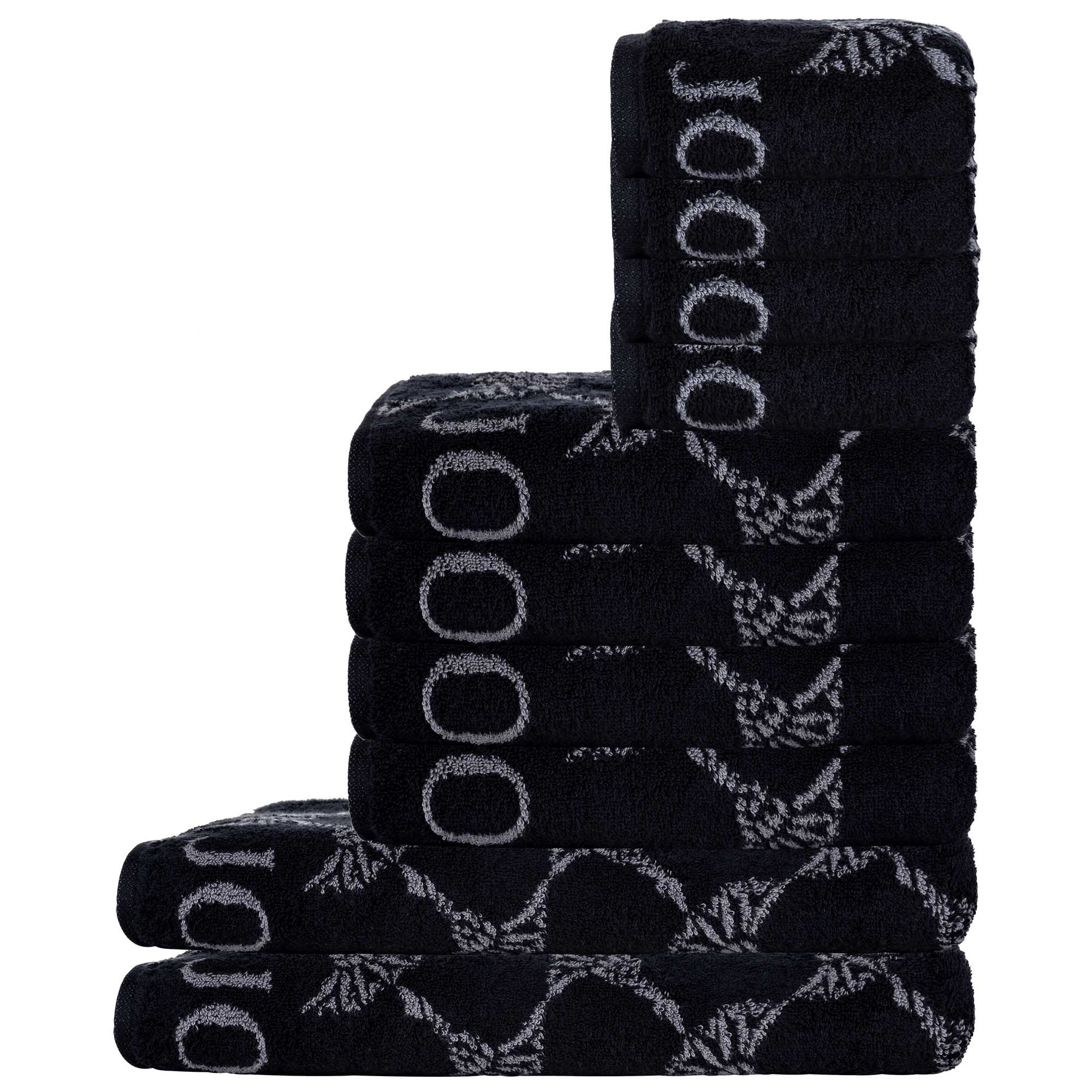 JOOP! Handtuch Set, 10-tlg - Cornflower, 2x Duschtuch, 4x Handtuch, 4x Gästetuch