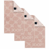 JOOP! Gästetuch Classic Frottierkollektion, 3er Pack - Walkfrottier