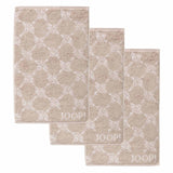 JOOP! Gästetuch Classic Frottierkollektion, 3er Pack - Walkfrottier