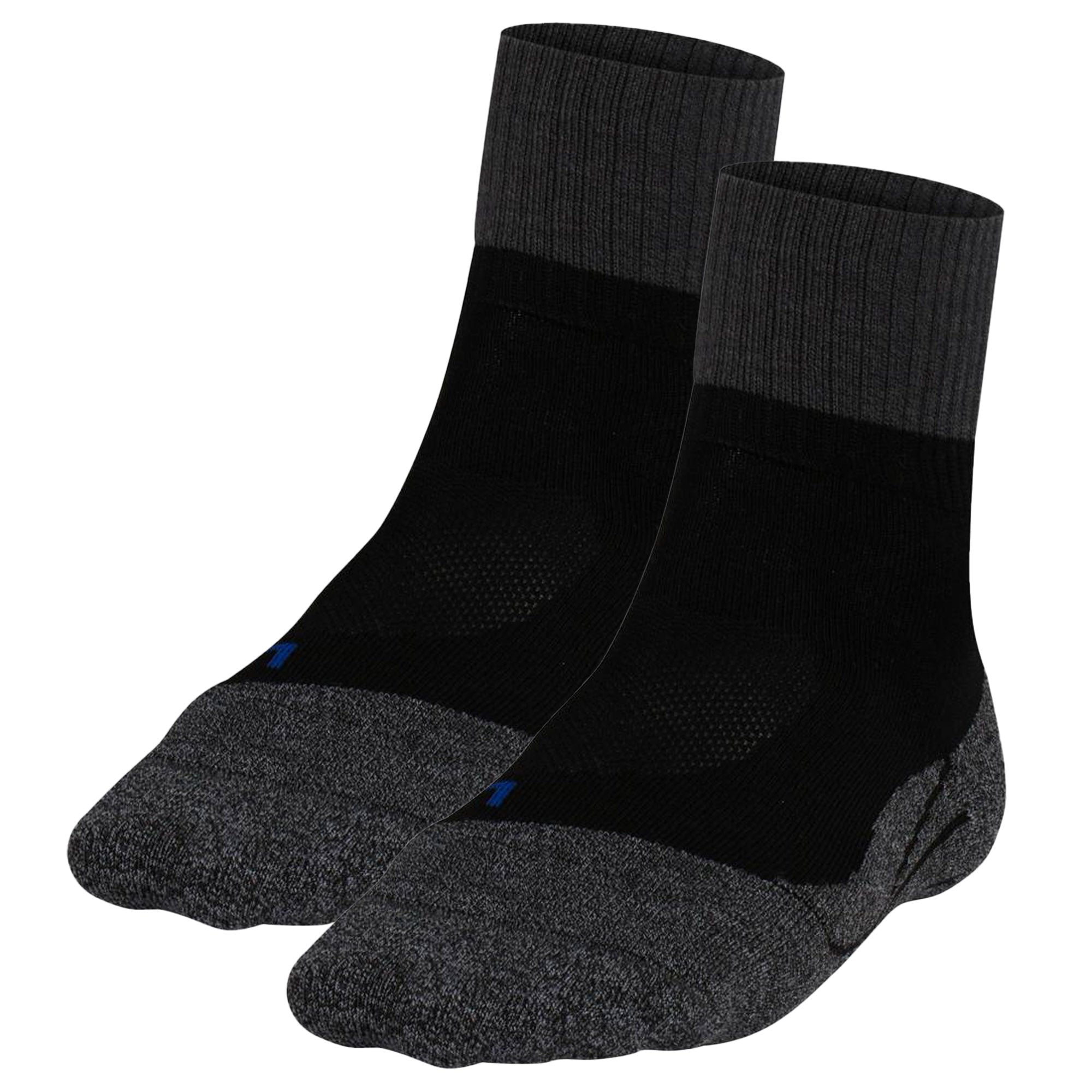 FALKE Herren Sportsocken 2er Pack - TK2 Short Cool, Trekking- und Wandersocken, unifarben